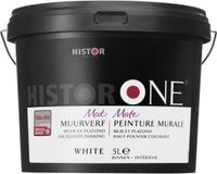 Histor One Muurverf - Wit - 5 Liter