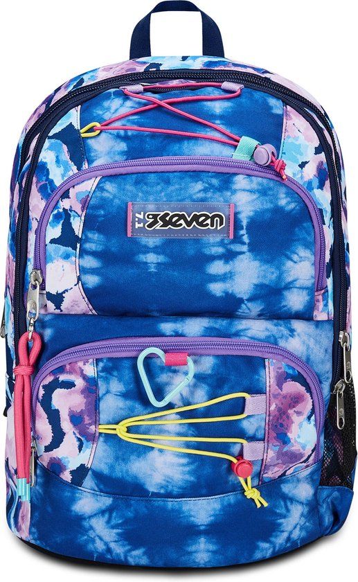 Seven 200102447-574 rugzak School rugzak Meerkleurig Polyester