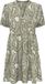 ONLY - ONLNOVA LIFE VIS S/S THEA DRESS WVN - Dames - Mini jurken - S - Viscose - Vaporous Gray