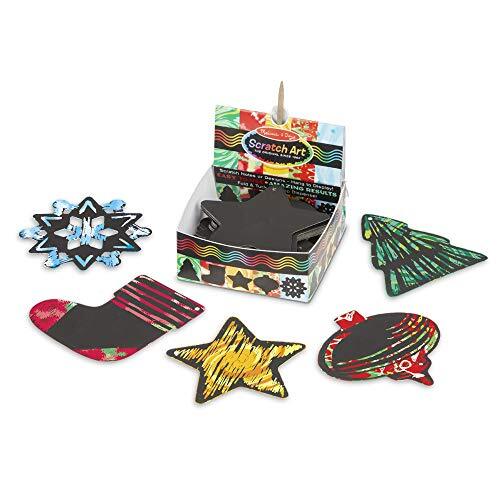 MELISSA & DOUG Melissa&Doug 42040 Holiday Mini Notes | Kunst & Knutselen | Scratch Art | 4+ | Geschenk voor Jongen of Meisje