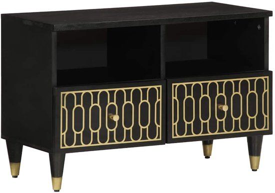 vidaXL Tv-meubel 70x33x46 cm massief mangohout