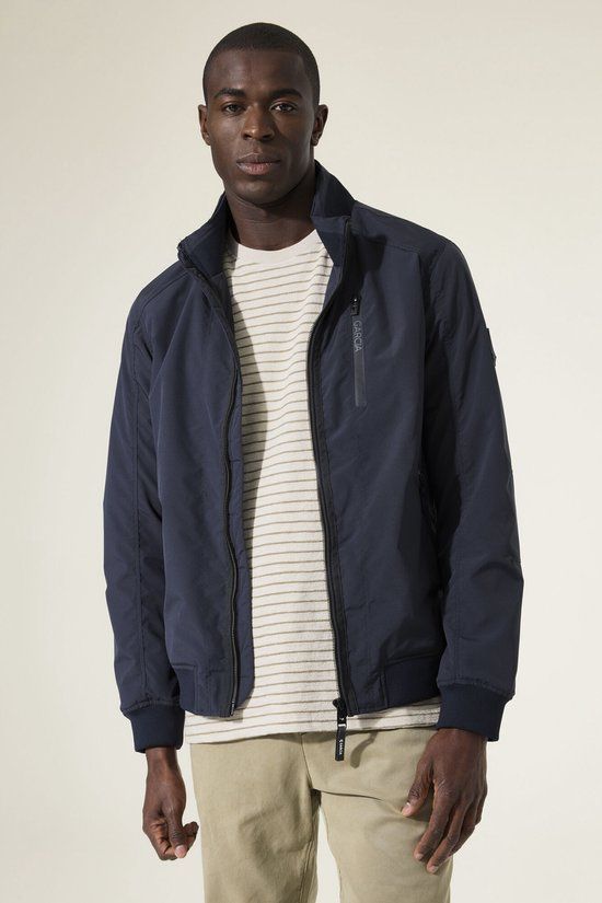 Garcia Heren Anorak GJ2610202 XXXL Blauw Grafiet