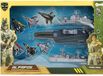 Toi-Toys Alfafox Militair Vliegdekschip + lanceer straaljagers