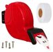 Ticketdispenser voor wachtrijnummer - Rood - 2-cijferig 00-99 - 20 groepen - Voor wand- of standaardmontage