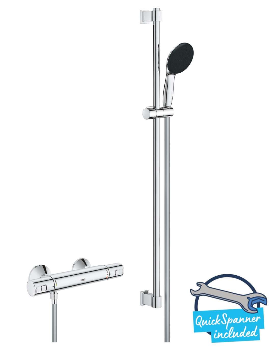 GROHE QuickFix Precision Start Doucheset met thermostaat - chroom 34854001