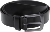 Urban Classics Easy Synthetic Leather Belt Riem zwart L-XL Polyurethaan Unisex - Basics