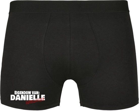 Sol's Heren Boxershort - Eigendom van Danielle - Zwart - Katoen - XL