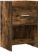 vidaXL Nachtkastjes Gerookt eiken 40 x 30 x 60 cm Bewerkt hout