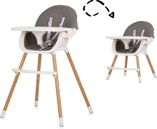 Chipolino Rio Kinderstoel - Graphite - Grijs - Max. 15 kg