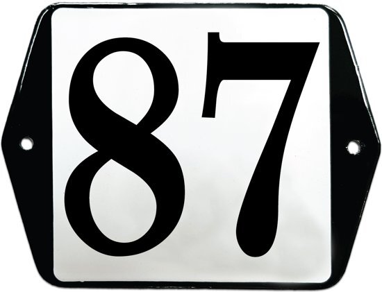 EmailleDesignÂ® Emaille huisummer model oor - 87