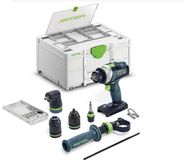 Festool TPC 18 Basic-Set/XL QUADRIVE Accu klop-/schroefboormachine 18V Basic Body in Systainer - 578832
