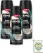 Axe 3 x Axe Déodorant Spray Pure Coconut 150 ml - Lot de stock - 3 pièces