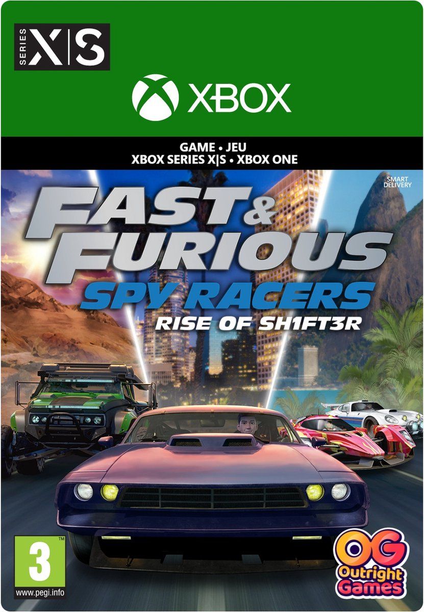 Outright Games Fast & Furious Spy Racers: Rise of Sh1ft3r - Xbox Series X/S & Xbox One Download - 0889842878677