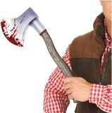 Fiestas Guirca Horror bijl met bloed - 49 cm - kunststof