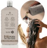 sarcia.eu PRIJA 2in1 Haarshampoo, douchegel met ginseng, reserve, aanvulling, VEGAN 1 L