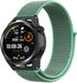 Strap-it Nylon Smartwatch bandje - Mint - Geschikt voor Huawei Watch GT Runner - 22mm