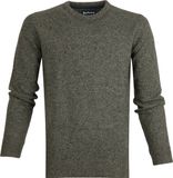 Barbour Tisbury Trui Donkergroen - Maat XXL - Heren - Pullovers