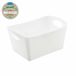 Koziol BOXXX M boîte de rangement rectangulaire plastique recyclé blanc