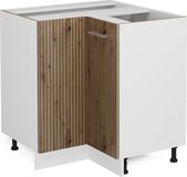 Vicco R-Line Hoekkast – 75.6 cm, WB Antraciet Artisanaal eiken