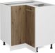Vicco R-Line Hoekkast – 75.6 cm, WB Antraciet Artisanaal eiken