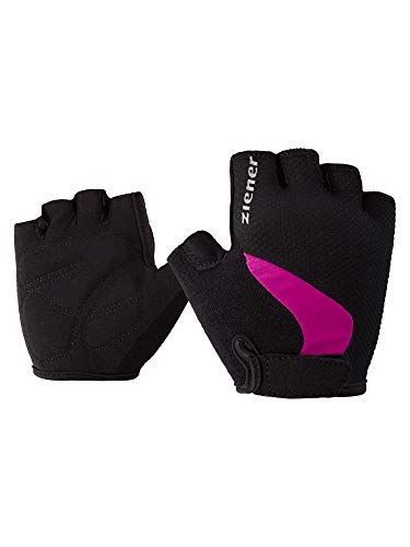 Ziener Crido Fiets-, mountainbike- en fietshandschoenen met korte vingers - ademend/dempend, fuchsia, S