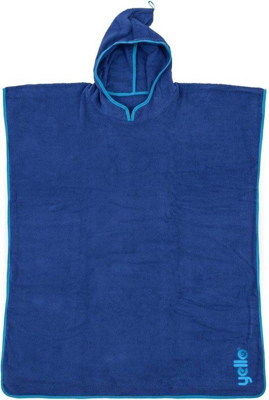Yello Towel poncho, blauw, eenheidsmaat
