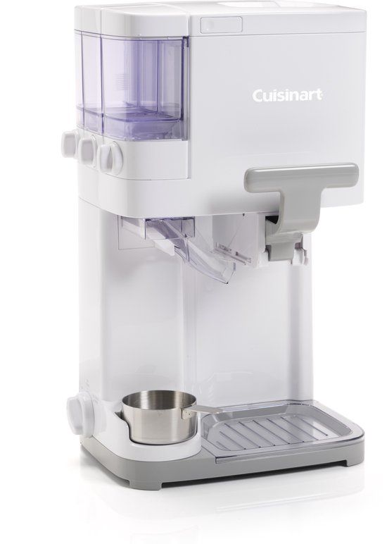 Cuisinart - Soft Serve IJsmachine - Sorbet- en frozen yoghurtmaker - IJsmaker - Wit - 6 porties - 1,42L