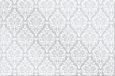 Zeller tafel placemats - barok print - wit - 43,5 x 28,5 cm - Vintage onderleggers