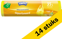 Swirl Aanbieding: Swirl vuilniszakken handvat citroen en meloen 35 liter (280 stuks)