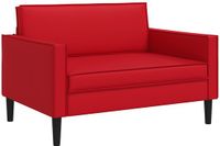 vidaXL XXL-fauteuil Rood Kunstleer