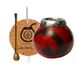 Gaucho Cebar Set met natuurlijke kalebassen voor Yerba Mate-thee | Pompoen Cup en roestvrijstalen rietje Bombilla Straw | Accessoires, Bruin