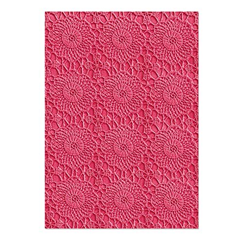 Sizzix 3-D Textured Impressions Embossing Folder Gehaakte Mandala door Eileen Hull | 665915 |Hoofdstuk 2 2022