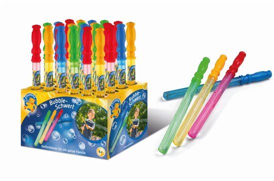 Pustefix bubbel speelgoed zwaard - bellenblaas multicolor