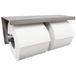 Wiesbaden Brush Porte-rouleau double - Inox