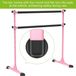 Allecto Plus Barre de ballet - Hauteur réglable - Mousse, Inox - Adultes
