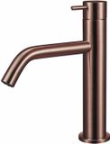 Qisani Flow Middelhoge Wastafelkraan Geborsteld Copper 25636.05