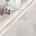 ANRO Tafelkleed Grijze cirkels Beige Ovaal 200x140cm