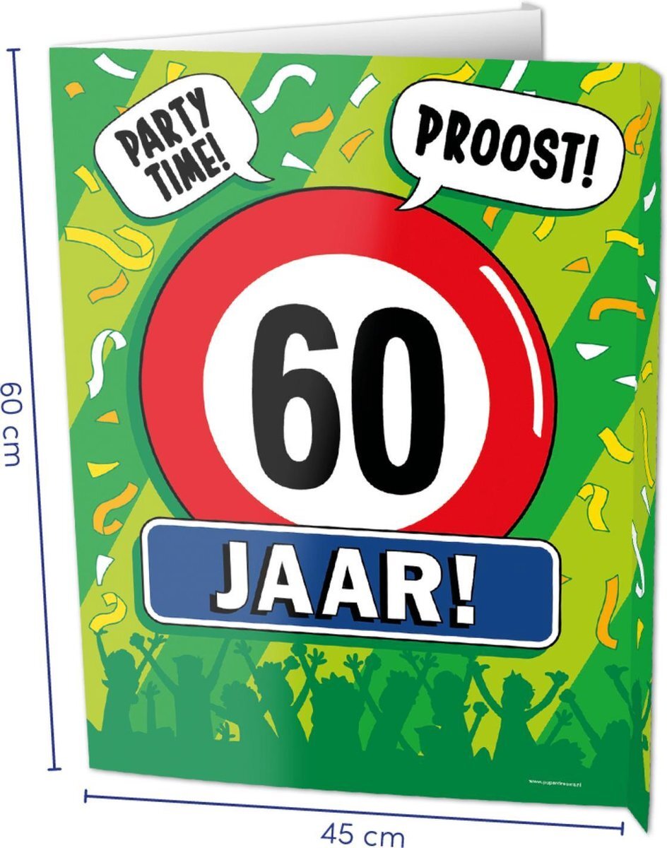 - Uithangbord - Window signs - 60 jaar