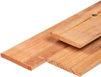 Merkloos Tuindeco Plank Red Class Wood 1,6x14,0x180 cm
