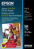 Epson Value Glossy Photo Paper - 10x15cm - 100 Vellen