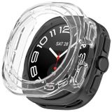 Wigento Samsung Galaxy Watch Ultra 47mm Transparante Plastic PC Behuizing/Beschermhoes