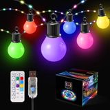 Merkloos Lichtsnoer 125 m USB RGB Kerstlichtketting