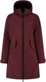 Kjelvik Sibelle Dames Outdoorjas - Donker Rood
