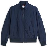 Tommy Hilfiger Heren Gewatteerde Jas XL Polyester Donkerblauw