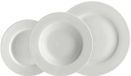 La Porcellana Bianca Set of 12 Black Porcelain Dinner Plates