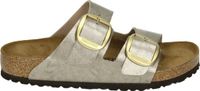 Birkenstock ARIZONA BIG BUCKLE BF TAUPE - Dames slippers - Kleur: Metallics - Maat: 38