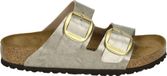 Birkenstock ARIZONA BIG BUCKLE BF TAUPE - Dames slippers - Kleur: Metallics - Maat: 38