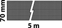 KIRCHHOFF isolatievilt, 70 mm x 5 m, niet klevend