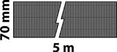 KIRCHHOFF isolatievilt, 70 mm x 5 m, niet klevend
