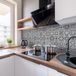Ambiance Sticker Stickers muraux autocollants pour cuisine et salle de bain - 24 MELINIA AZULEJOS stickers carrelage - 24 stickers 10x10cm